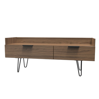 Hong Kong C TV Unit Oak 2 Drawers 39cm