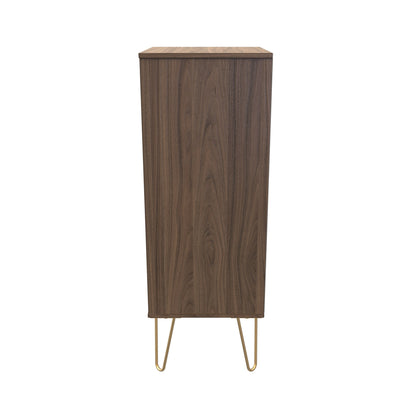 Hong Kong F Tall Tallboy Oak 5 Drawers 109cm