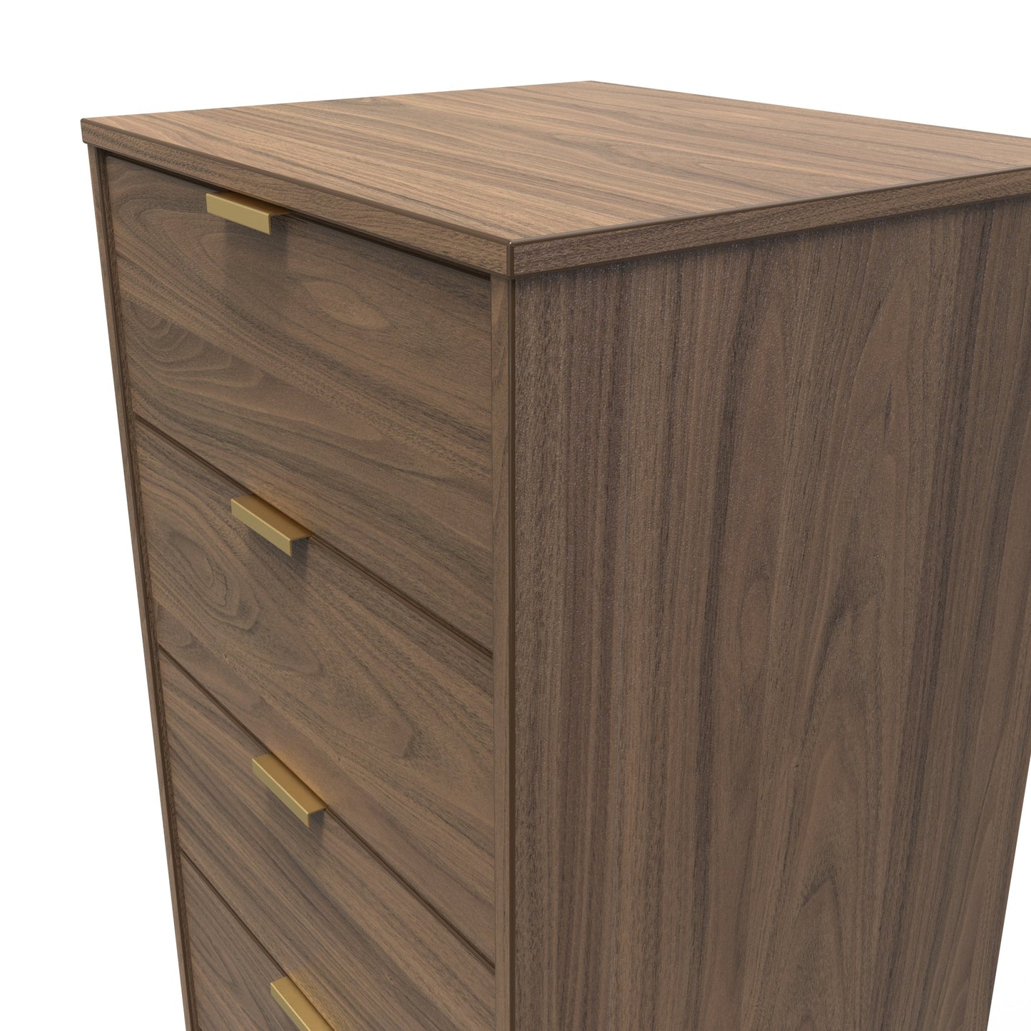 Hong Kong F Tall Tallboy Oak 5 Drawers 109cm