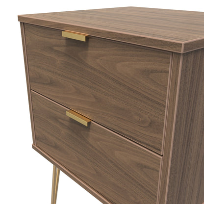 Hong Kong F Bedside Table Oak 2 Drawers 60cm