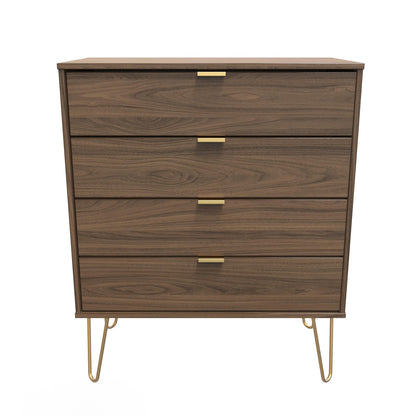 Hong Kong F Chest of Drawers Oak 4 Drawers 93cm