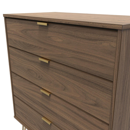 Hong Kong F Chest of Drawers Oak 4 Drawers 93cm