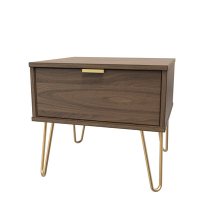 Hong Kong F Side Table Oak 1 Drawer 40cm