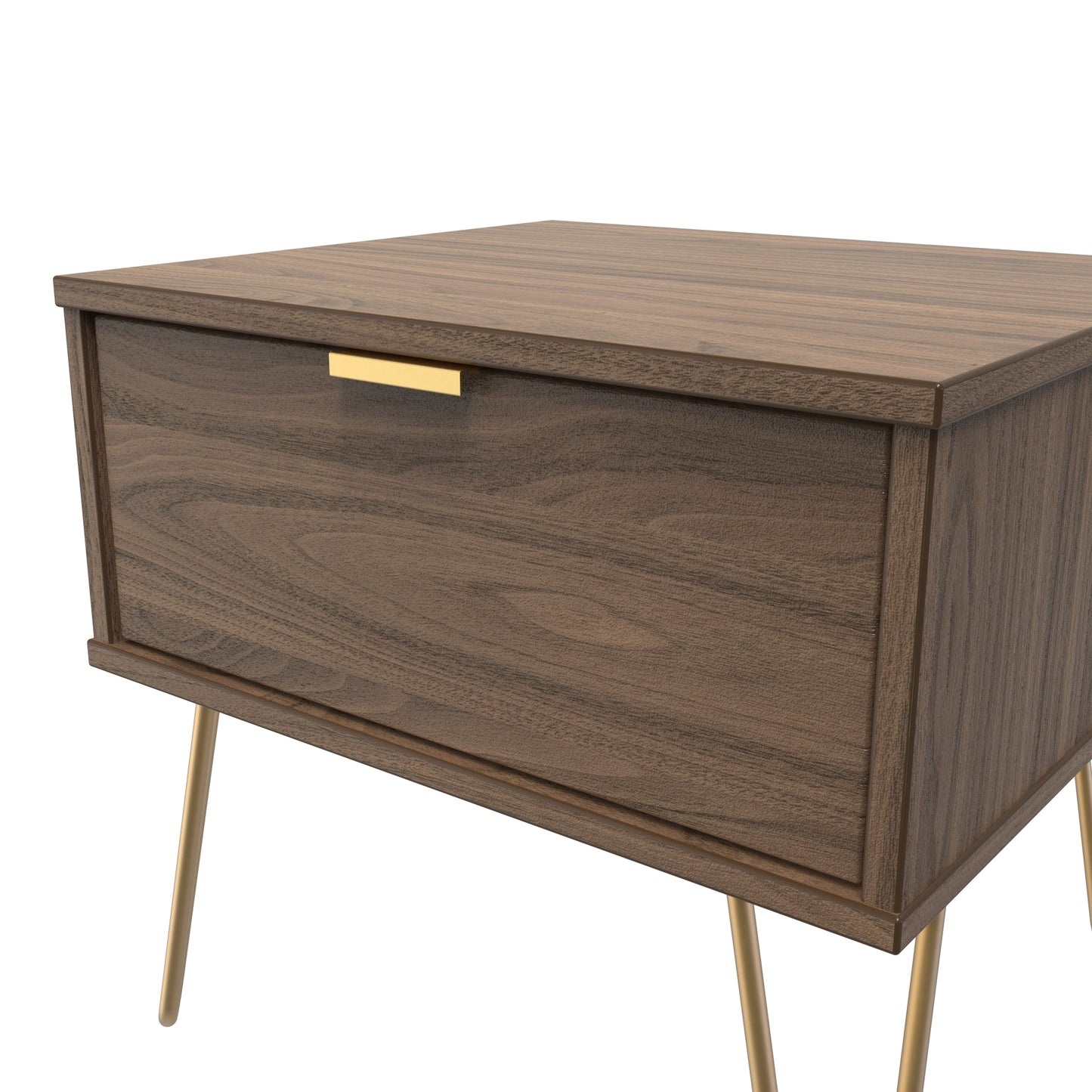 Hong Kong F Side Table Oak 1 Drawer 40cm