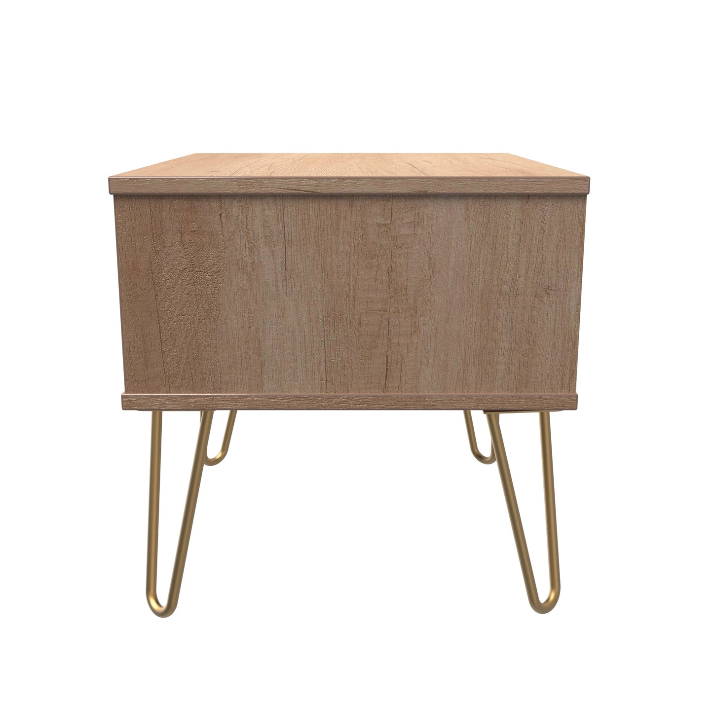 Hong Kong F Side Table Dark Oak 1 Drawer 40cm