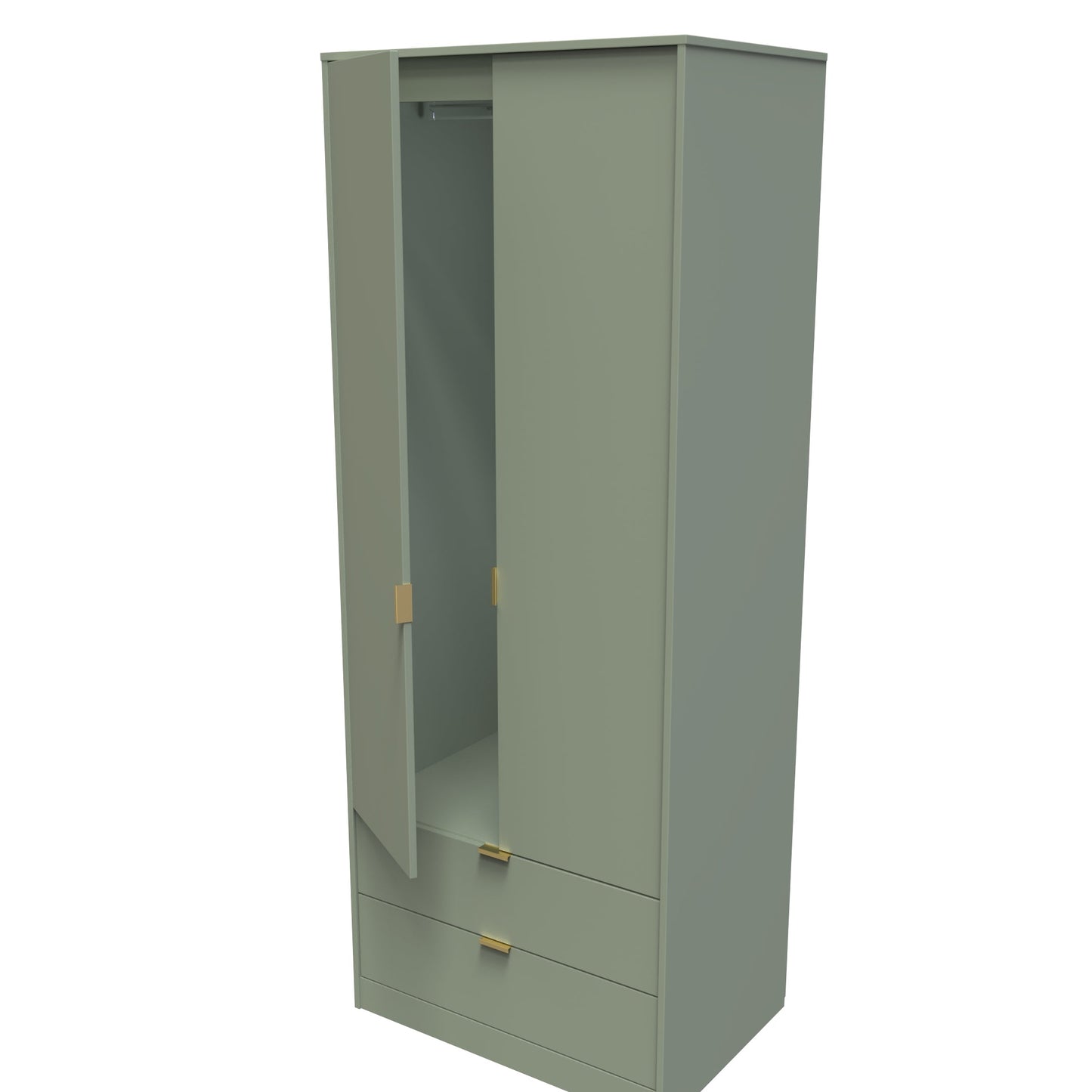 Hong Kong F Tall Wardrobe Not Applicable 2 Doors 2 Drawers 197cm