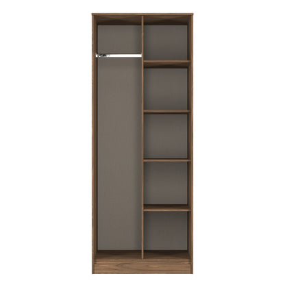 Hong Kong F Tall Wardrobe Oak 5 Shelves 197cm