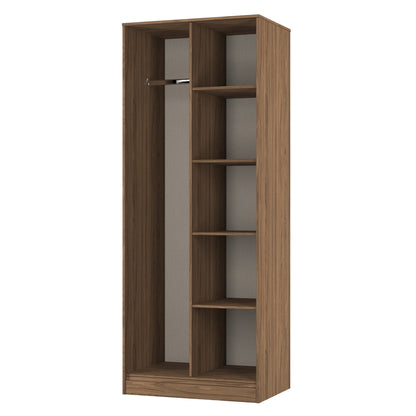 Hong Kong F Tall Wardrobe Oak 5 Shelves 197cm