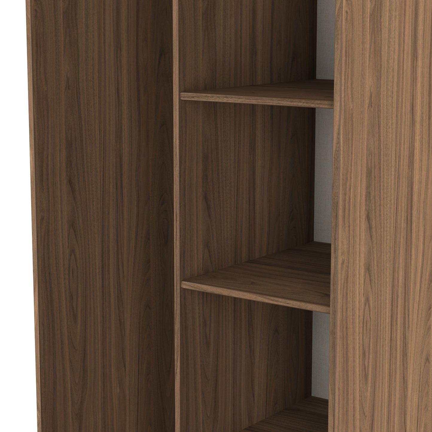 Hong Kong F Tall Wardrobe Oak 5 Shelves 197cm
