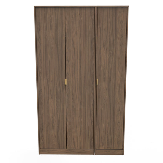 Hong Kong F Tall Wardrobe Oak 3 Doors 1 Shelf 198cm