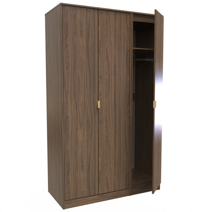 Hong Kong F Tall Wardrobe Oak 3 Doors 1 Shelf 198cm