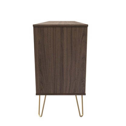 Hong Kong F Large Sideboard Oak 2 Shelves 6 Drawers 40cm