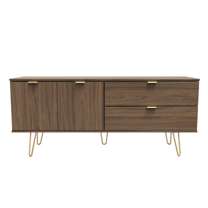 Hong Kong F Large Sideboard Oak 2 Doors 2 Drawers 40cm