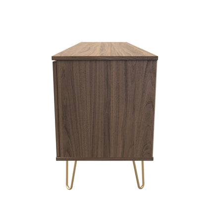 Hong Kong F TV Unit Oak 1 Shelf 1 Drawer 2 Doors 39cm