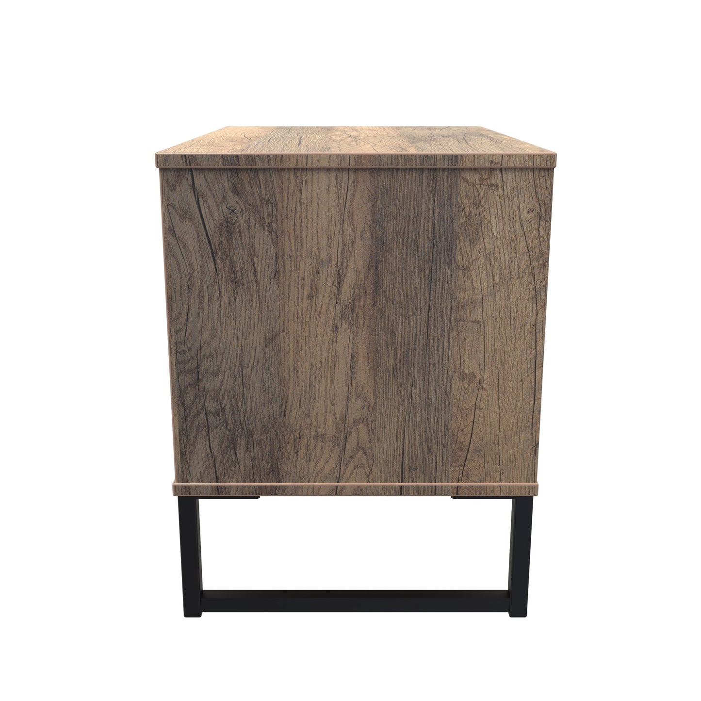 Hong Kong G Side Table Oak 2 Drawers 60cm