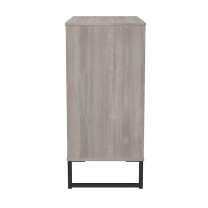 Hong Kong G Chest of Drawers Light Grey 4 Drawers 93cm