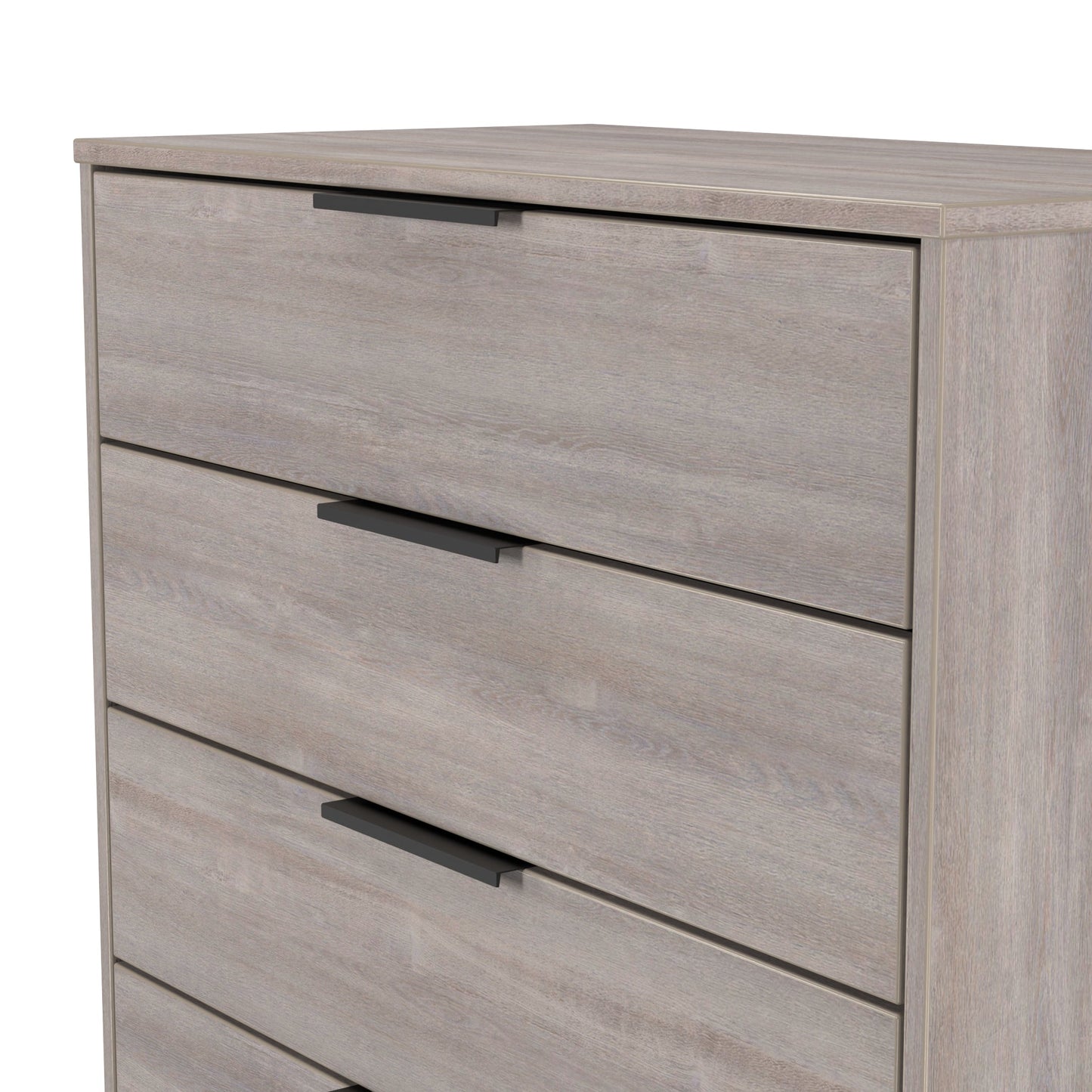 Hong Kong G Chest of Drawers Light Grey 4 Drawers 93cm
