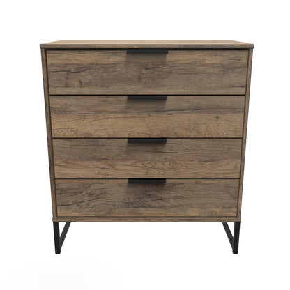 Hong Kong G Chest of Drawers Oak 4 Drawers 93cm