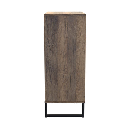 Hong Kong G Tall Chest of Drawers Oak 5 Drawers 109cm