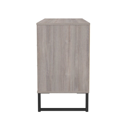 Hong Kong G Large Chest of Drawers Light Grey 6 Drawers 115cm