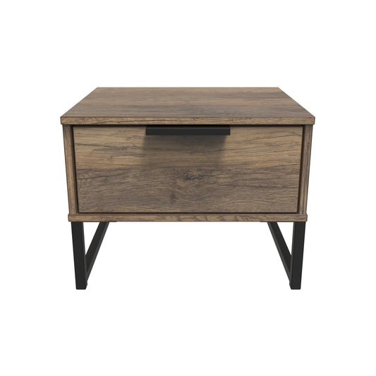 Hong Kong G Bedside Table Oak 1 Drawer 45cm