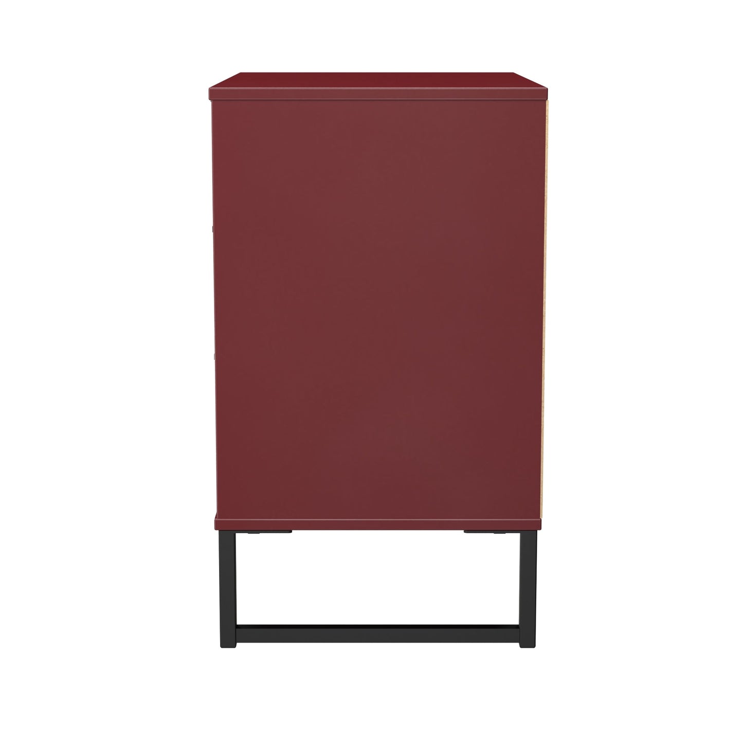 Hong Kong G Chest of Drawers Red 3 Drawers 76cm