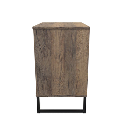 Hong Kong G Chest of Drawers Oak 3 Drawers 76cm