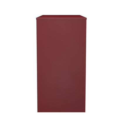 Hong Kong G Desk Red 4 Drawers 97cm