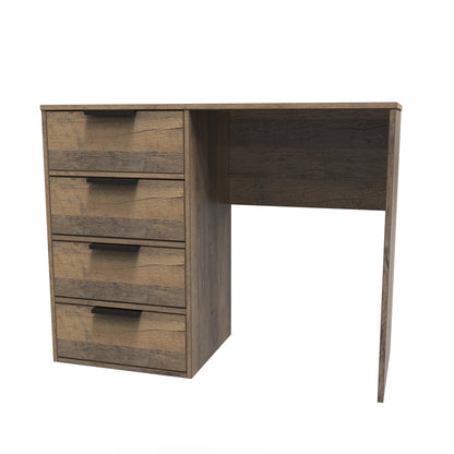 Hong Kong G Desk Oak 4 Drawers 97cm