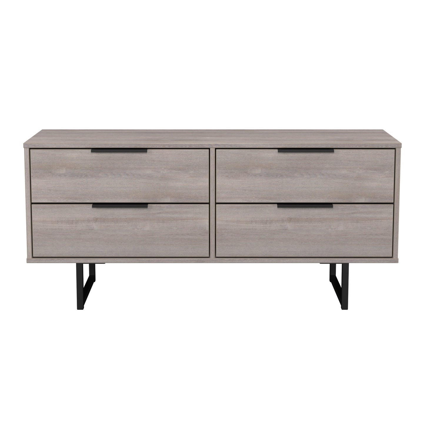 Hong Kong G Large Chest of Drawers Light Grey 4 Drawers 115cm