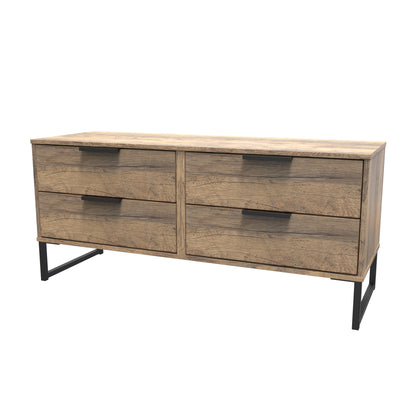 Hong Kong G Large Chest of Drawers Oak 4 Drawers 115cm