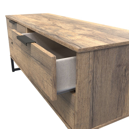 Hong Kong G Large Chest of Drawers Oak 4 Drawers 115cm