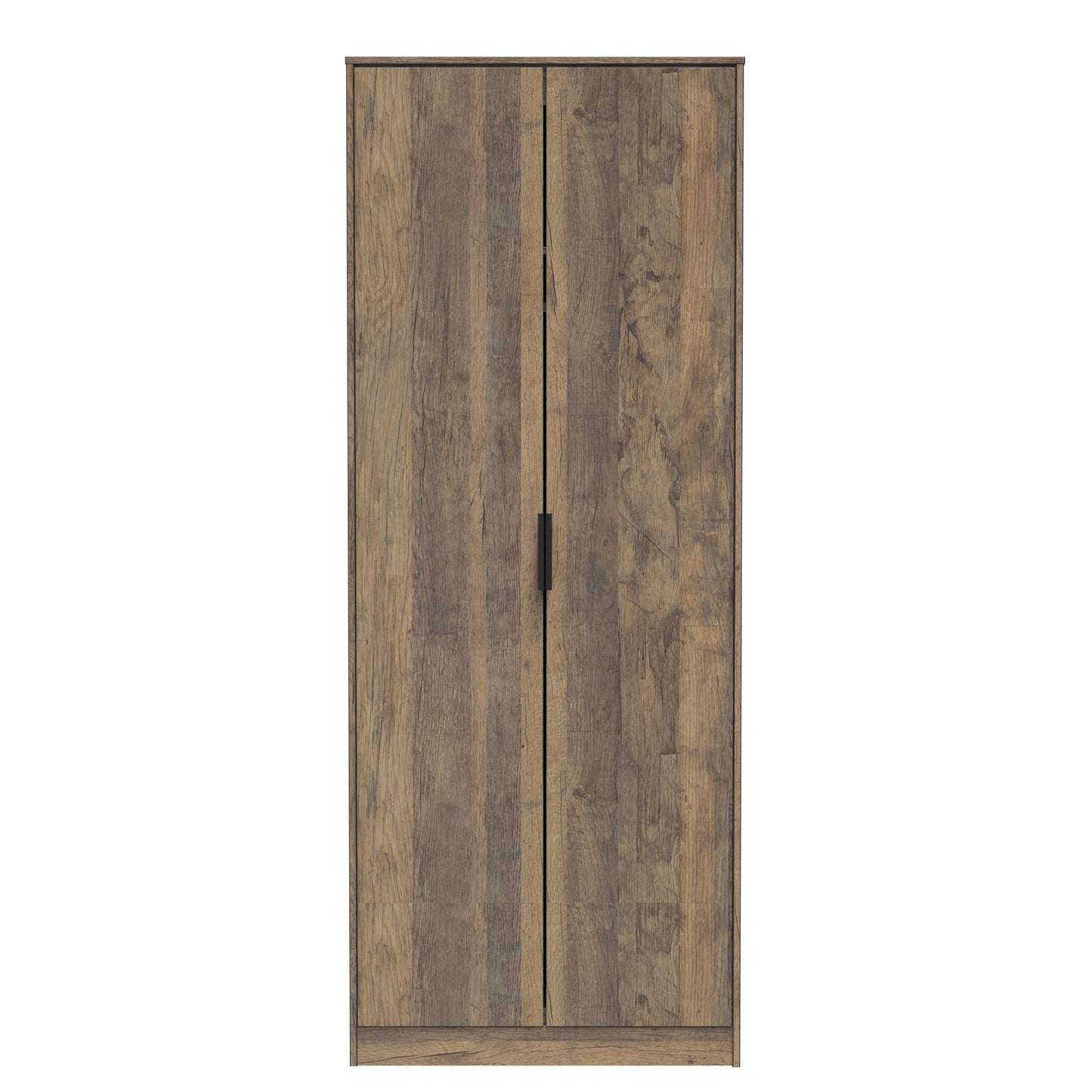 Hong Kong G Tall Wardrobe Oak 2 Doors 1 Shelf 197cm