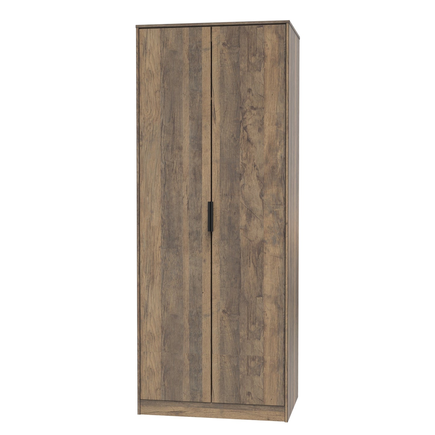 Hong Kong G Tall Wardrobe Oak 2 Doors 1 Shelf 197cm