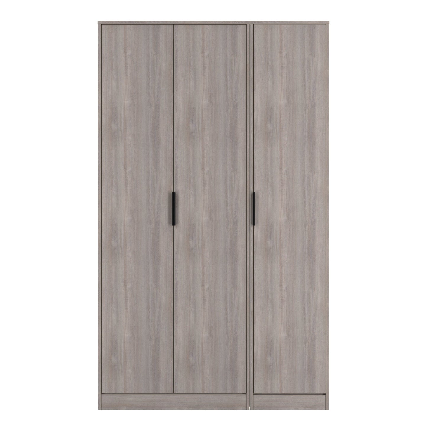 Hong Kong G Tall Wardrobe Light Grey 3 Doors 1 Shelf 198cm