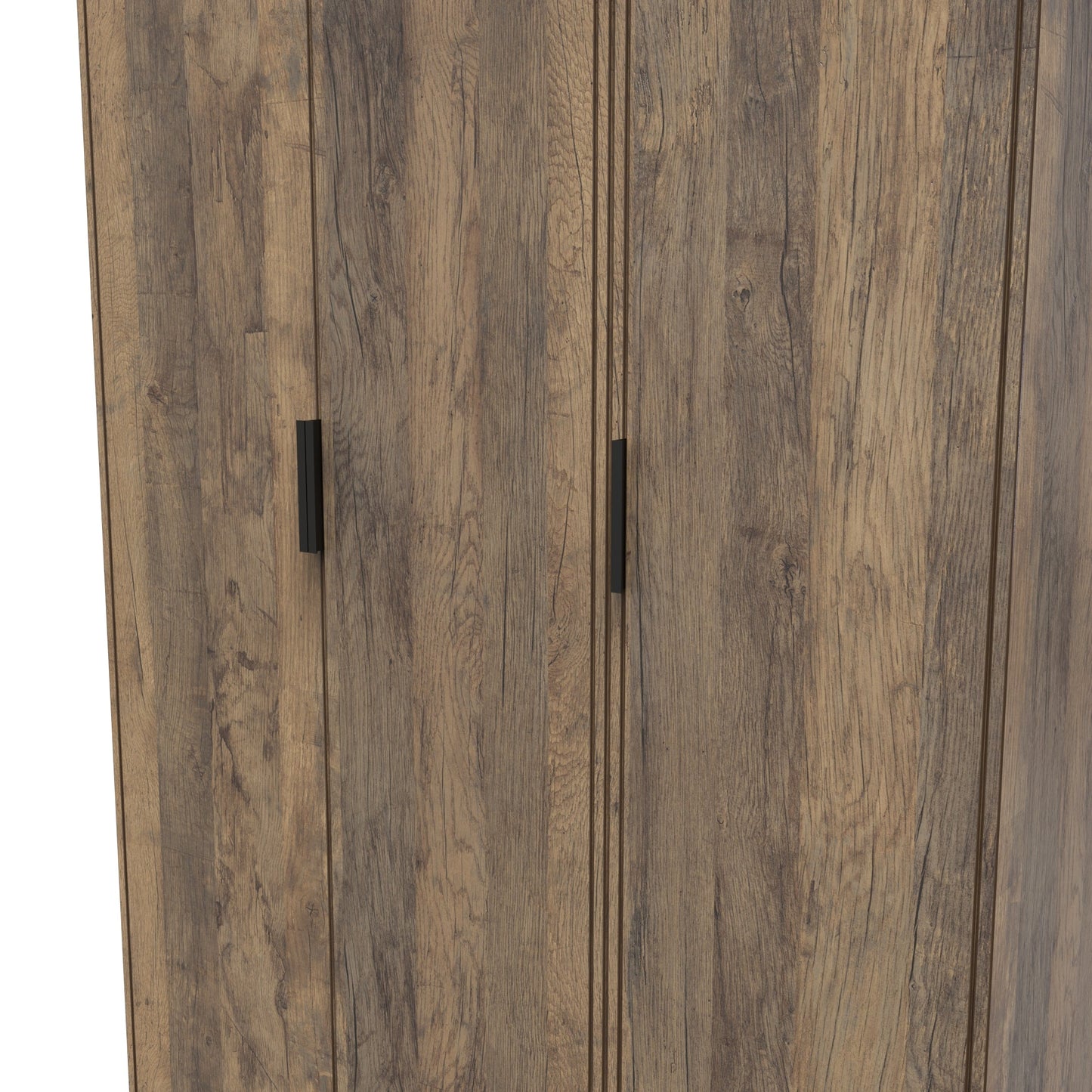 Hong Kong G Tall Wardrobe Oak 3 Doors 1 Shelf 198cm