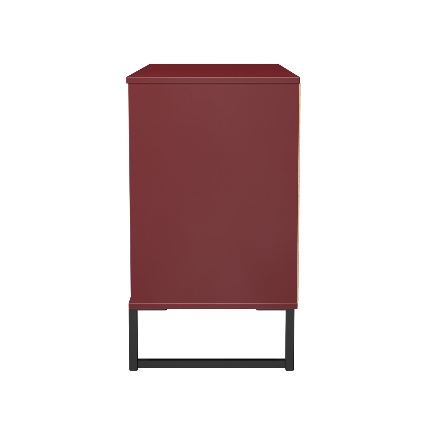 Hong Kong G TV Unit Red 2 Shelves 3 Drawers 97cm