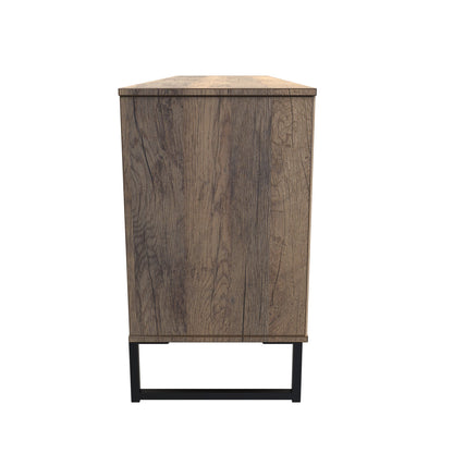 Hong Kong G Large Sideboard Oak 2 Shelves 6 Drawers 152cm