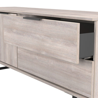 Hong Kong G Large Sideboard Light Grey 2 Doors 2 Drawers 147cm