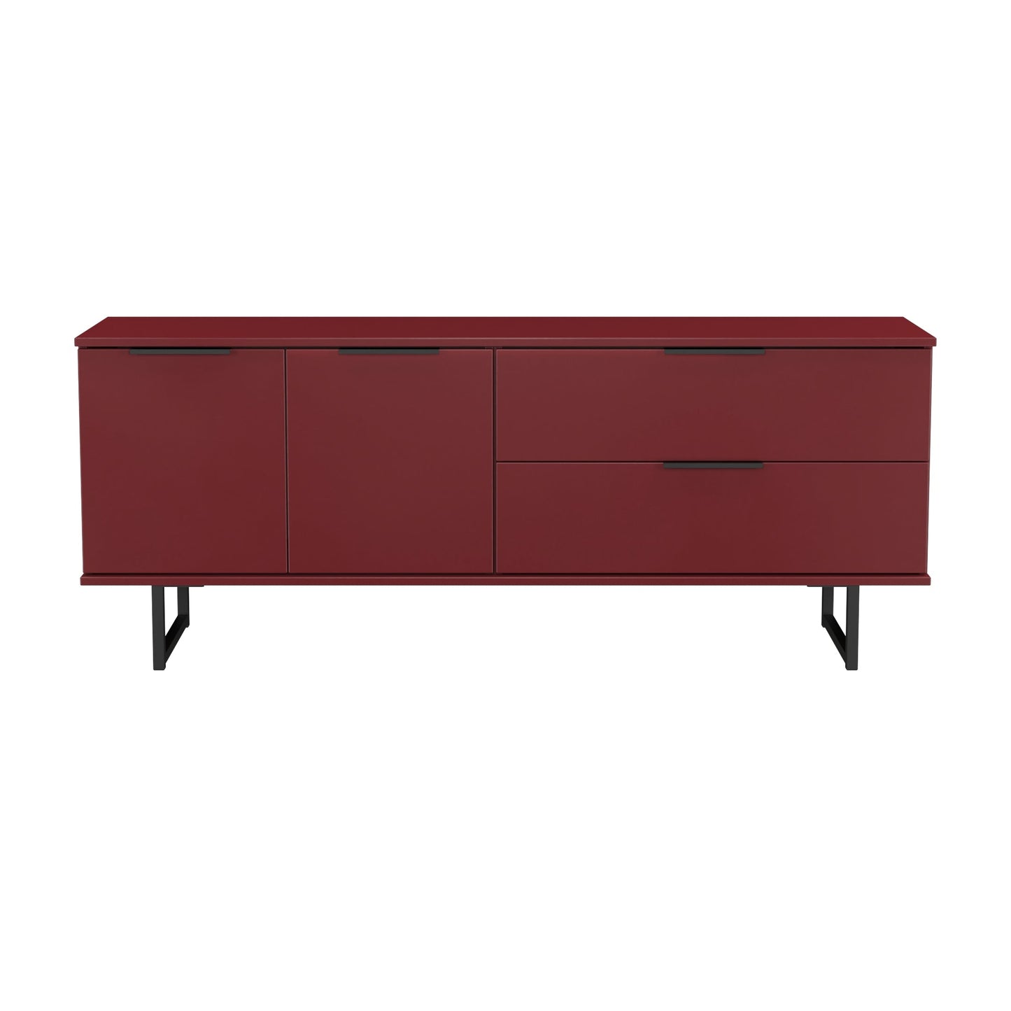 Hong Kong G Large Sideboard Red 2 Doors 2 Drawers 147cm