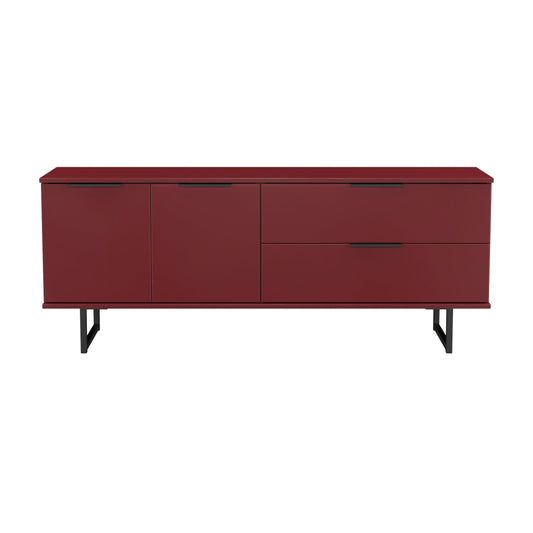 Hong Kong G Large Sideboard Red 2 Doors 2 Drawers 147cm