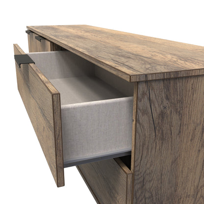 Hong Kong G Large Sideboard Oak 2 Doors 2 Drawers 147cm