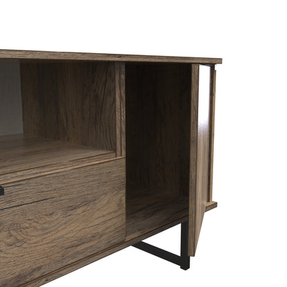 Hong Kong G TV Unit Oak 1 Shelf 1 Drawer 2 Doors 144cm
