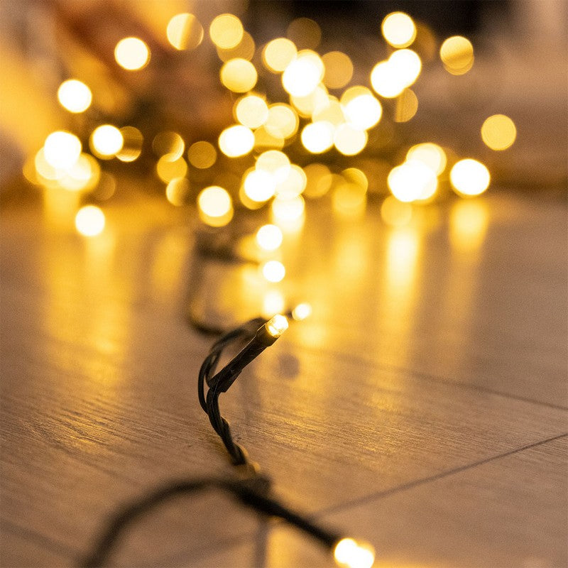 Wensum String Fairy Christmas Lights Multifunction Warm White Outdoor 1000 LED - 102m by Wensum