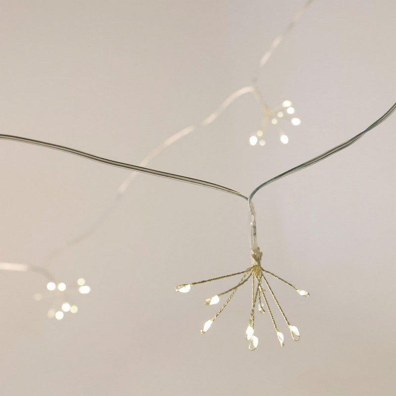 Wensum String Fairy Christmas Lights Warm White Outdoor 80 LED - 10m Dandelion by Wensum