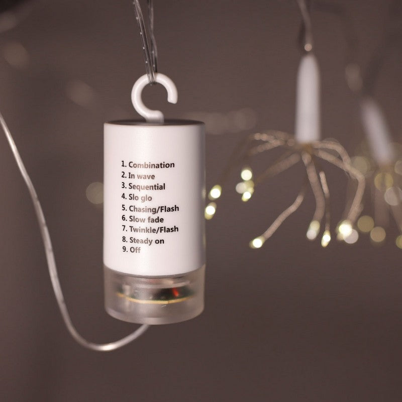 Wensum String Fairy Christmas Lights Warm White Outdoor 80 LED - 10m Dandelion by Wensum