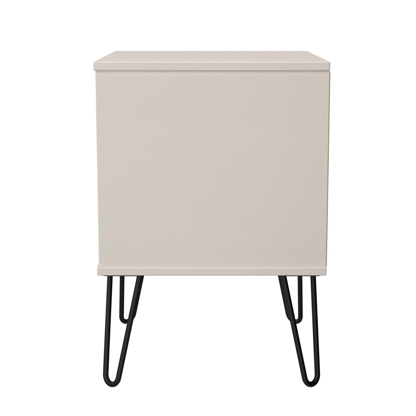 Harlequin Bedside Table Off-White 2 Drawers 60cm