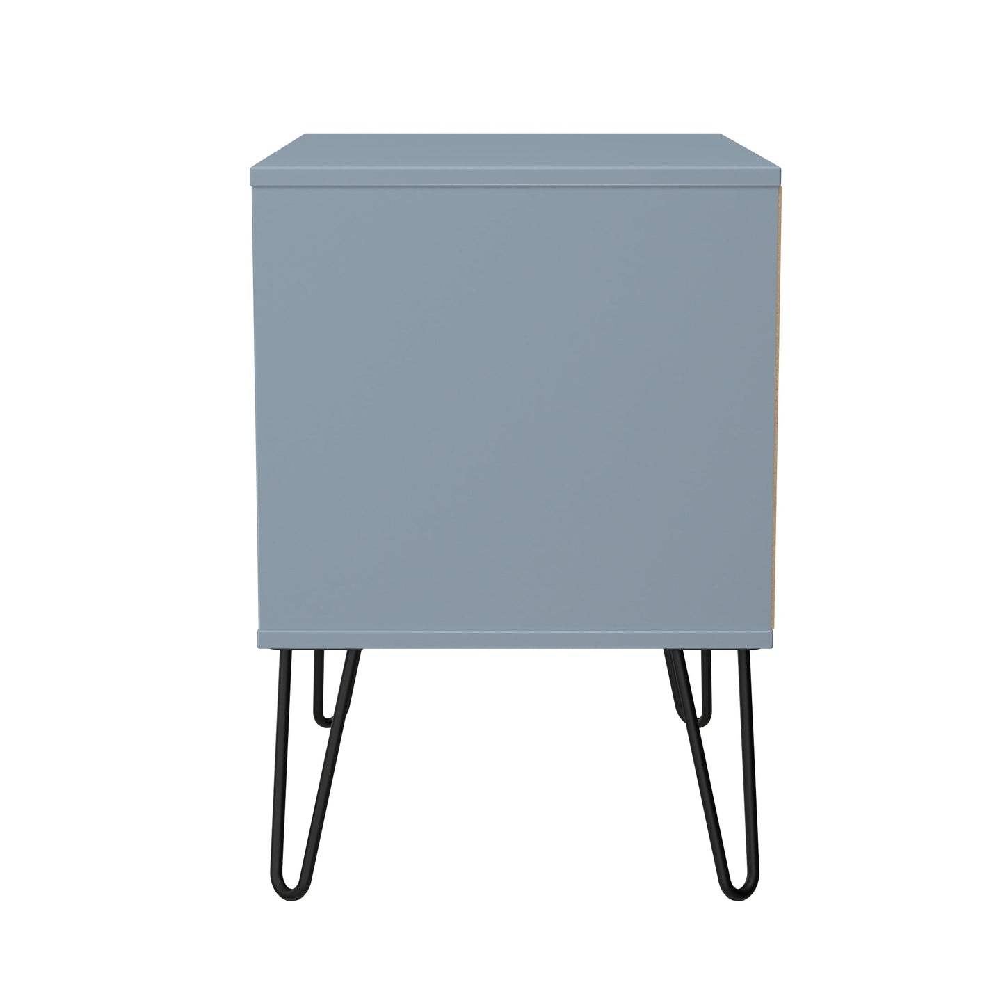 Harlequin Side Table Light Blue 2 Drawers 60cm