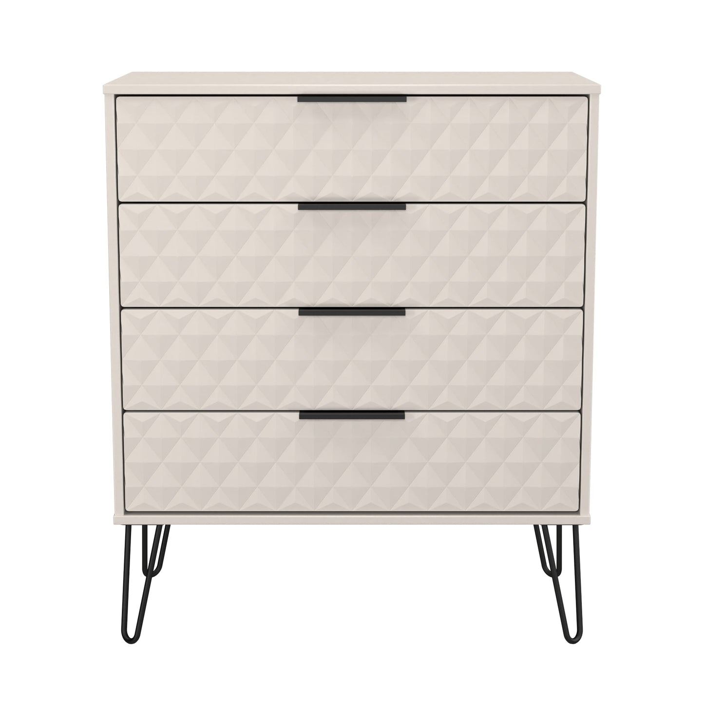 Harlequin Chest of Drawers Off-White 4 Drawers 93cm