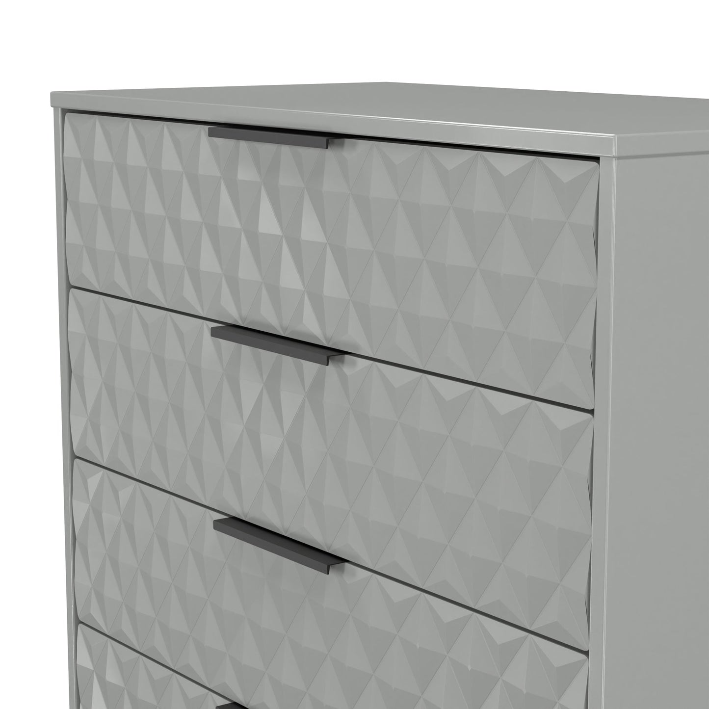 Harlequin Tall Chest of Drawers Grey 5 Drawers 109cm